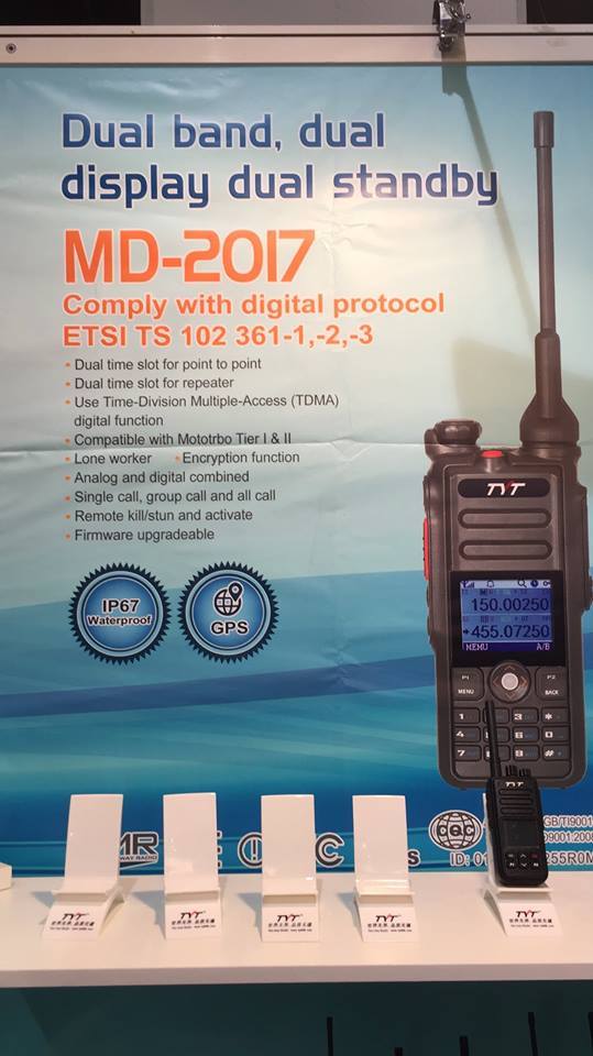 MD-2017 dual-band DMR handheld