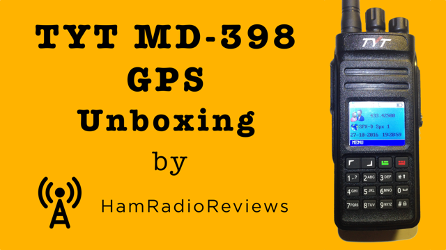 TYT MD-398 GPS Unboxing