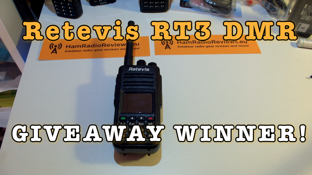 Retevis RT3 DMR Christmas 2016 Giveaway Winner