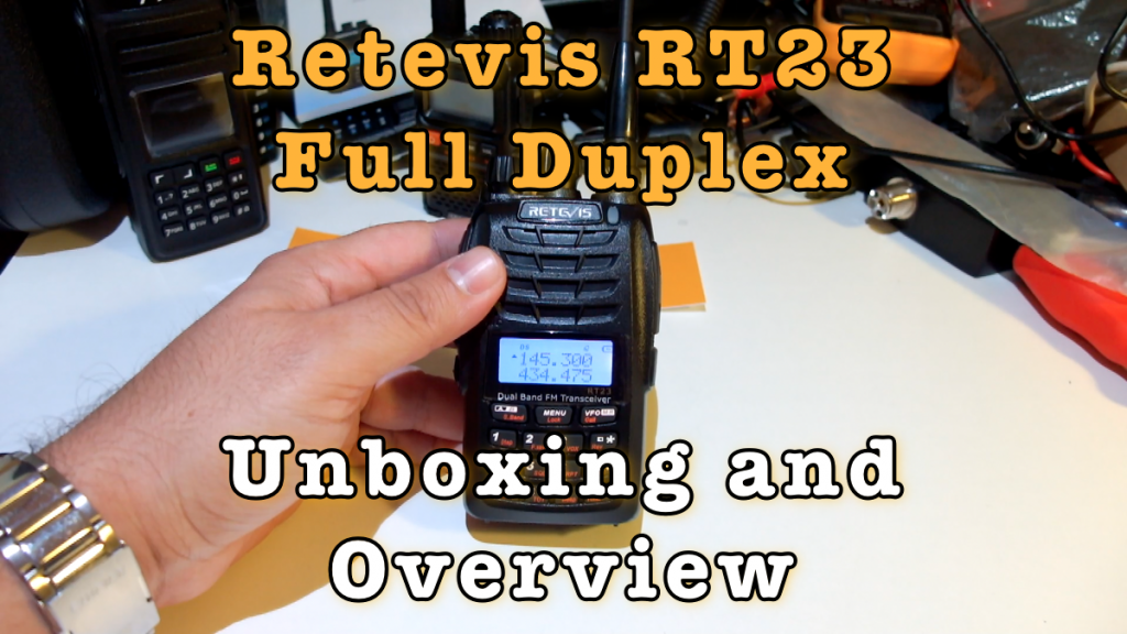 Retevis RT23 Full Duplex Unboxing